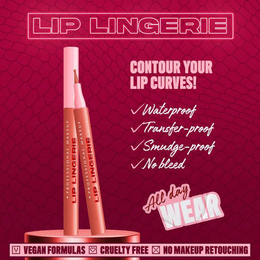 Ballpoint Tip Lip Liner Stain – Waterproof & Long-Lasting Color