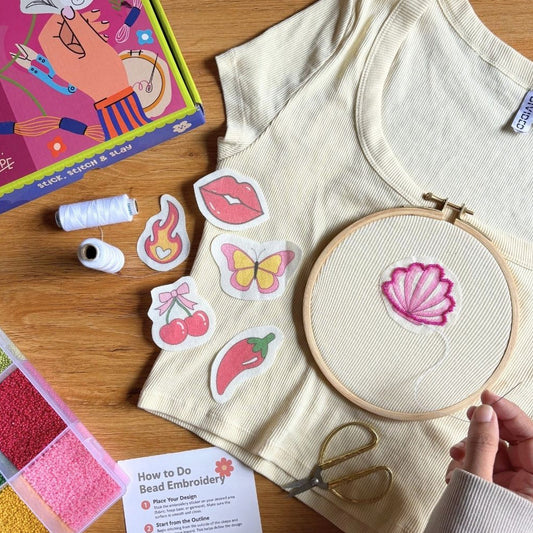 Bead Embroidery DIY Kit