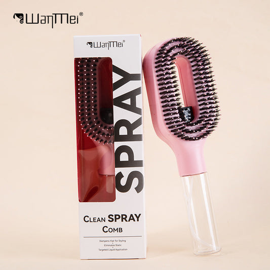 Anti-static Hair Brush 2-in-1 Hair Mist Brush