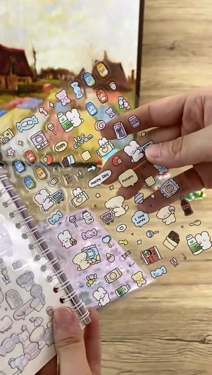 Kawaii DIY Girls Decorative Sticker Book